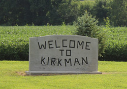 Picture of Kirkman Welcome Sign.